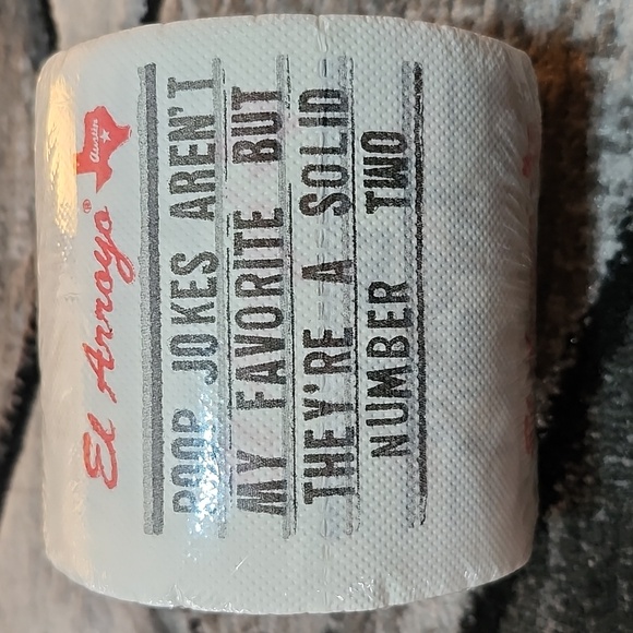 EL ARROYO POOP JOKES 3-PLY DECORATIVE TOILET PAPER GIFT GUEST BATHROOM HUMOR - Picture 4 of 8